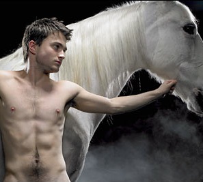 Harry Potter naked Equus Warner Bros sack Daniel Radcliffe horses