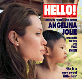 Angelina Jolie Pax Thien Adopted Magazines Photos Million People Hello