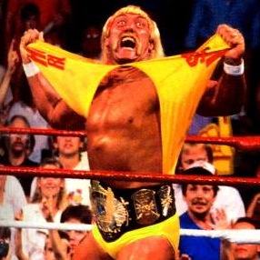 Hulk Hogan, doing what he does best. Nothing to do with God's will, either.