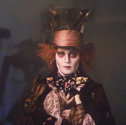 Johnny Depp as The Mad Hatter in Alice in Wonderland
