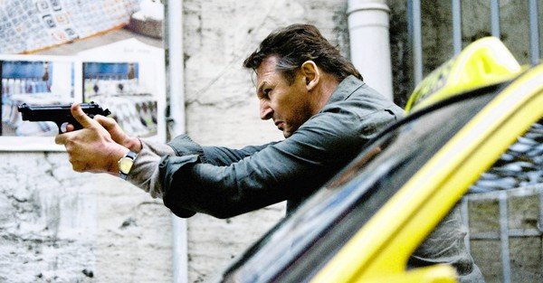 Liam Neeson in the film, Taken 2.