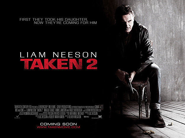 The poster for Taken 2