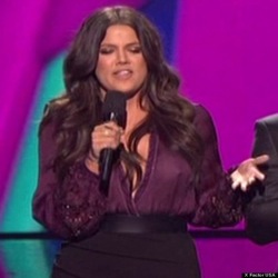Khloe Kardashian's Nipple on the X Factor