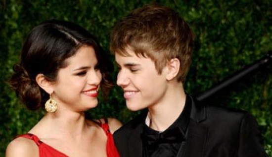 Justin Bieber and Selena Gomez in Happier Times