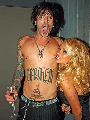 Pam Anderson and Tommy Lee