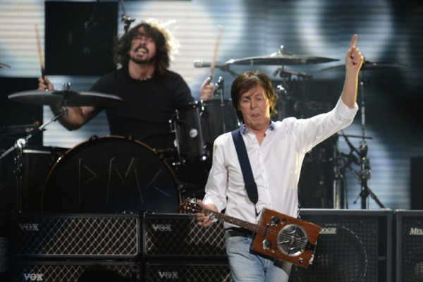 Paul McCartney and Dave Grohl