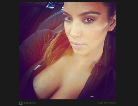 Kim Kardashian workout instagram