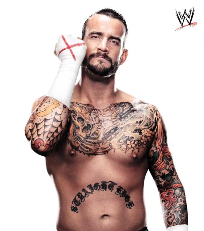 WWE superstar CM Punk.