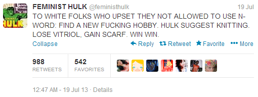 hulk parody account