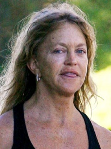 Goldie Hawn no makeup