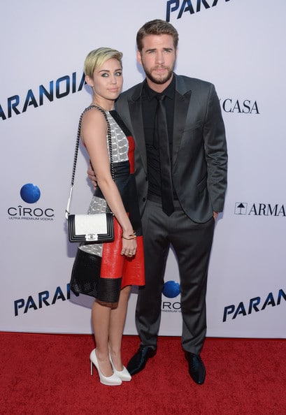 Paranoia Premiere - Miley Cyrus, Liam Hemsworth