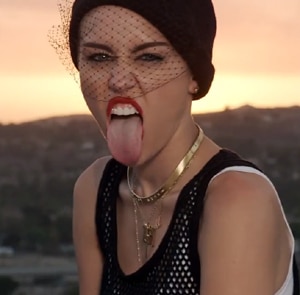 Miley Cyrus tongue