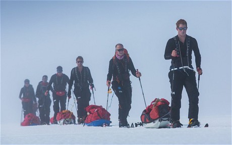 Prince Harry training in Iceland for South Pole race