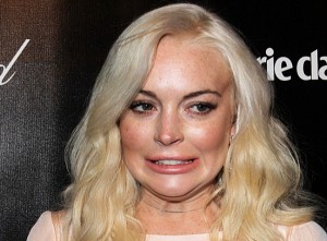 Lindsay Lohan Uh Oh face