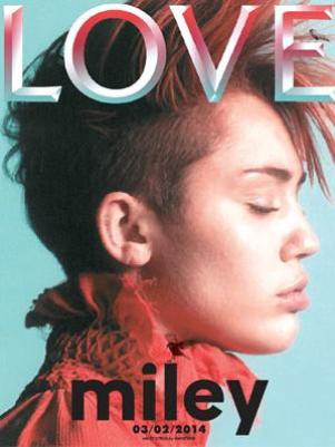 Miley Cyrus love magazine
