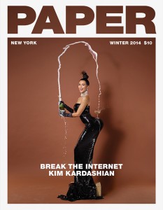 Kim Kardashian Paper Champagne