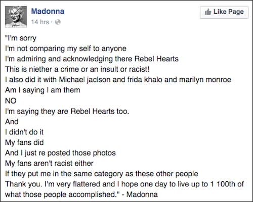 Madonna FB